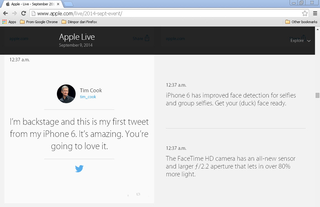 1237 Apple Live Sep9th 2014